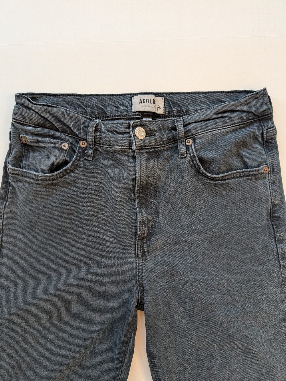 AGOLDE Toni Jean in Washed Black - Picture 5 of 12